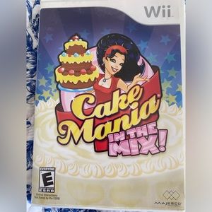 Wii Game Cake Mania